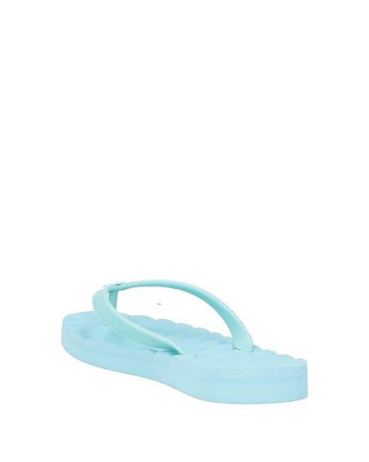 Tory Burch Blue Minimalist Comfortable Non-Slip Flip-Flops