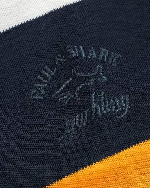 Paul & Shark Black Logo Long-Sleeved T-Shirt for men
