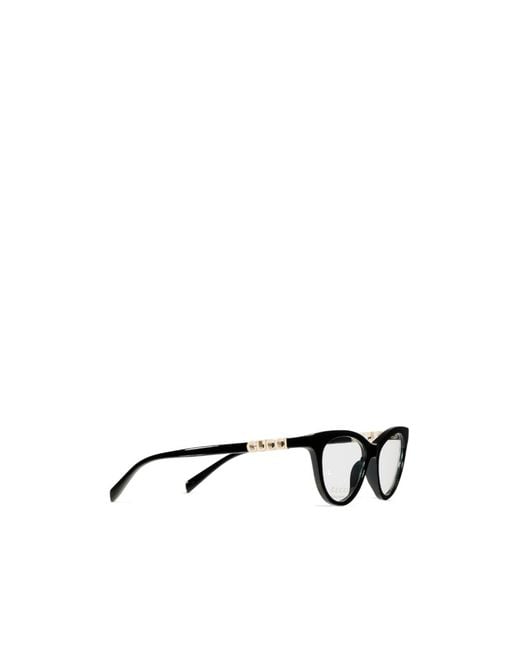 Gucci White Cat-Eye Optical Frame