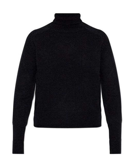 Victoria Beckham Blue Polo Neck Jumper