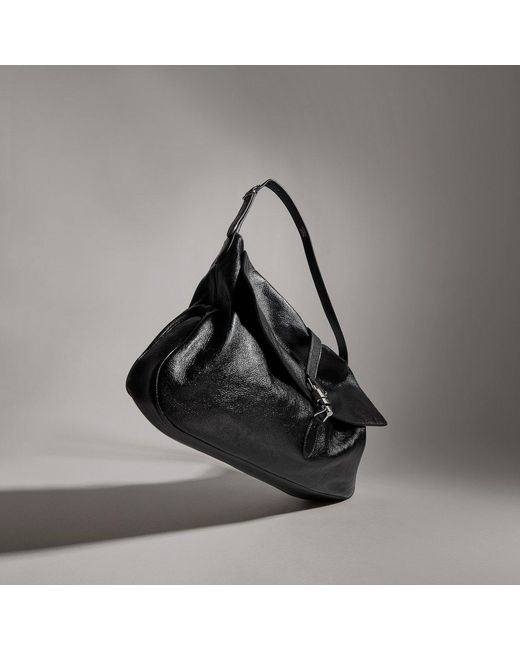 Gucci Black Large Crossbody Bag With Piston Closure for men
