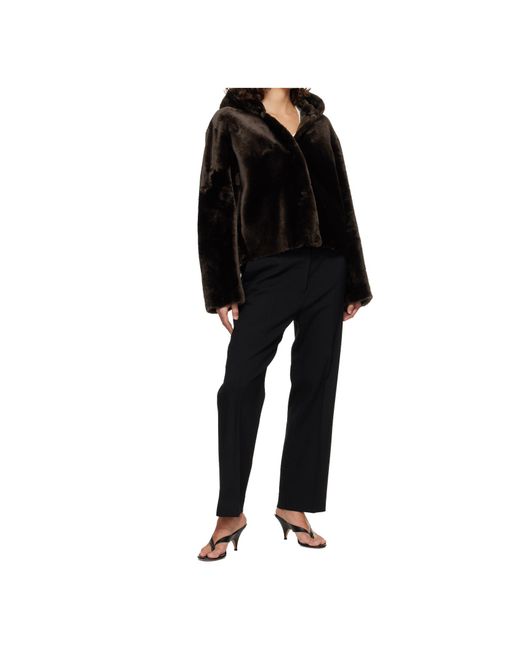 Nour Hammour Black Long-Sleeved Casual Jacket