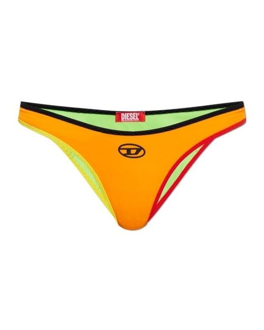 DIESEL Yellow Brooke D Pop Bikini Bottoms