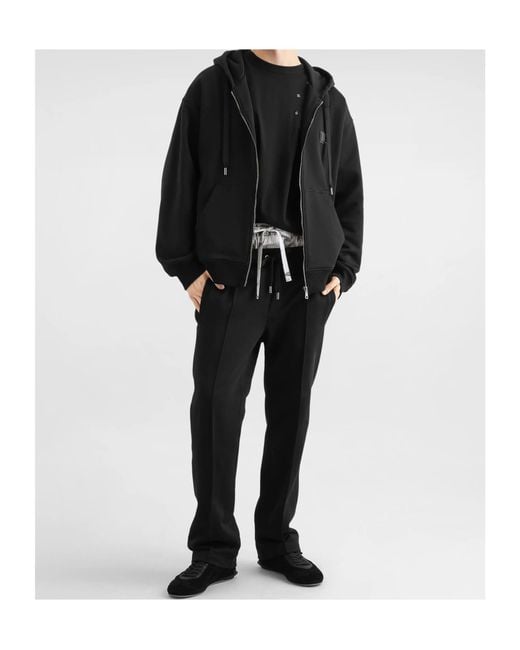 Dolce & Gabbana Black Short-Sleeved Crewneck T-Shirt for men