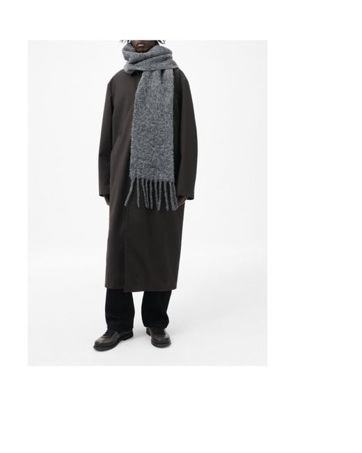 Our Legacy Black Estate Scarf for men
