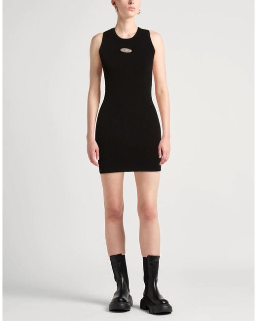 DIESEL Black Fitted Dress