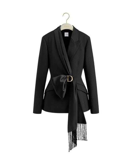 Dior Black Fitted Jacket
