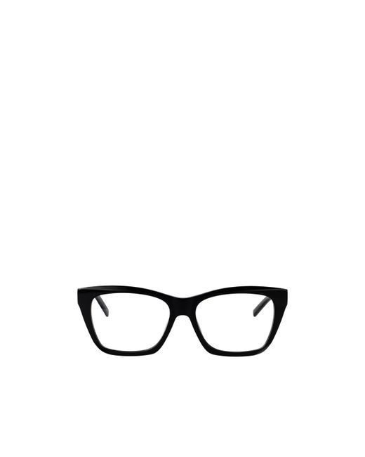 Givenchy White Cat-Eye Glasses