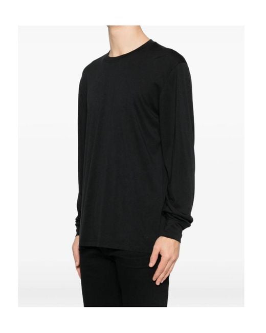 Tom Ford Black Crew-Neck Long-Sleeve Sweater for men