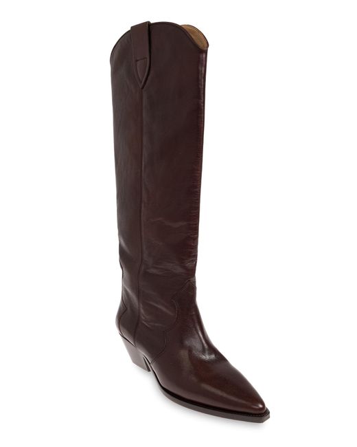 Isabel Marant Brown Pointed Toe Boots
