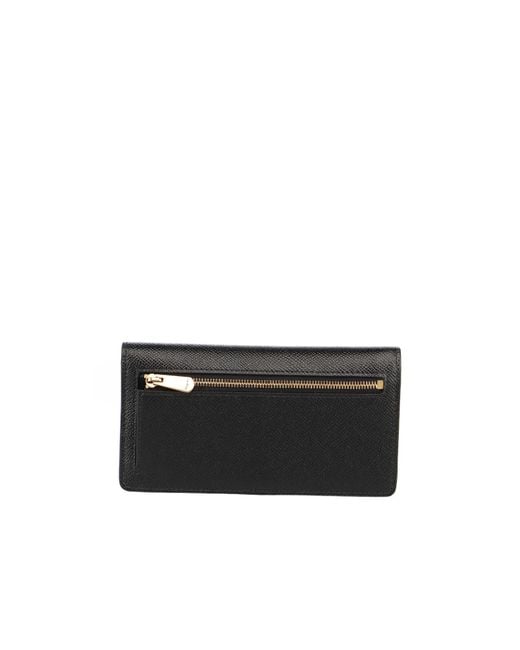 Ferragamo Blue Ferragamo Gancini Logo Plaque Continental Wallet