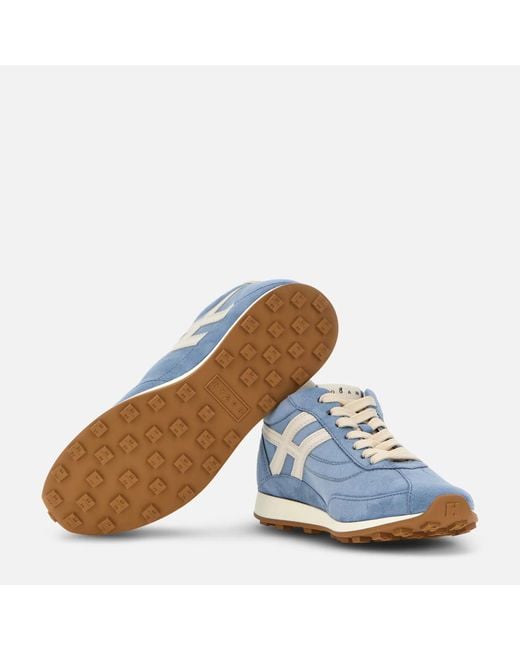 Hogan Blue H699 Suede Sneakers