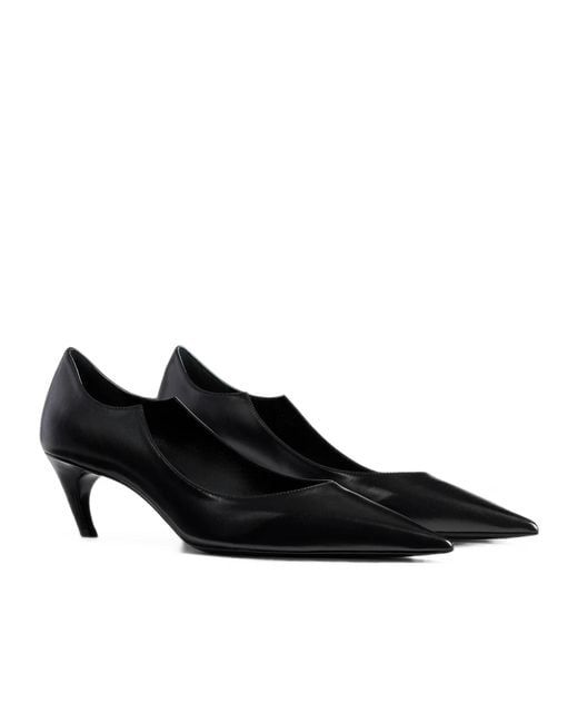 Khaite Black Pointed-Toe High Heels