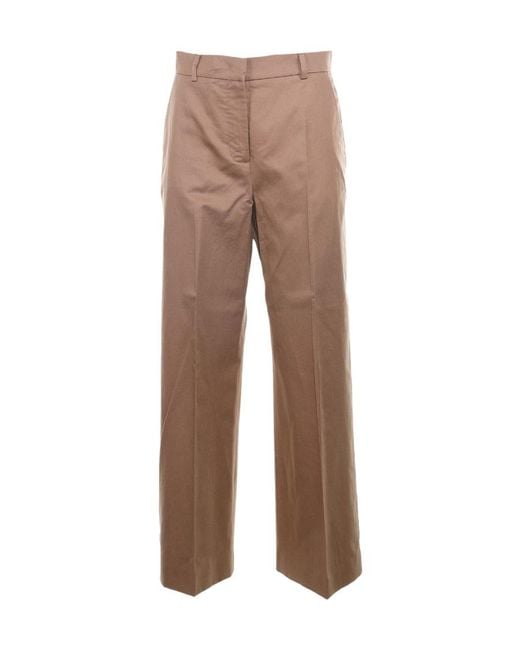 Weekend by Maxmara Natural High Waist Straight Leg Trousers