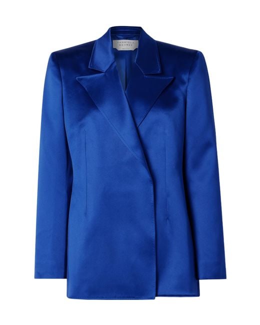 Gabriela Hearst Blue Long-Sleeved Suit Jacket