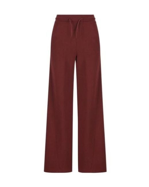 Loro Piana Red Drawstring Athletic Pants