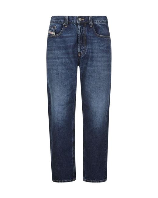DIESEL Blue 2010 D Macs Straight Leg Jeans for men