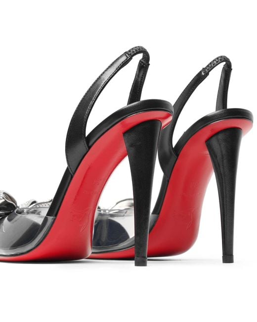 Christian Louboutin Metallic Bow-Tie High Heels