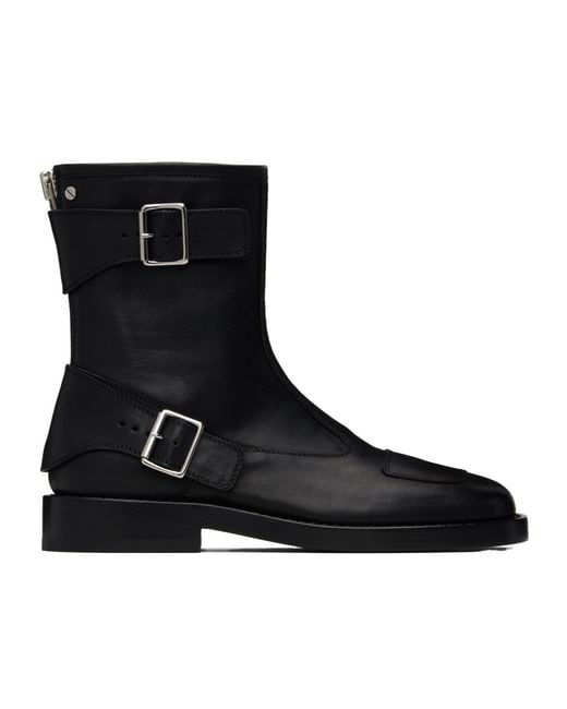 Ann Demeulemeester Black Eero Ankle Boots for men