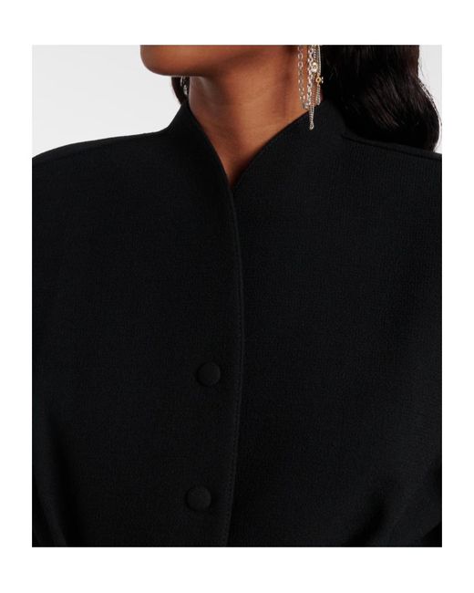 Mugler Black Lily-Pad Casual Jacket