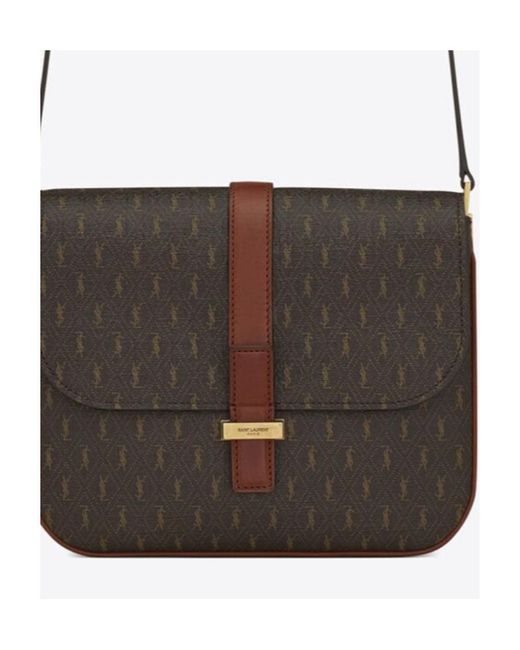 Saint Laurent White Le Monogramme Crossbody Bag