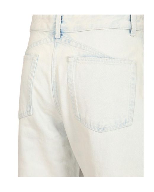 Alaïa White Alaã¯A Rounded Jeans