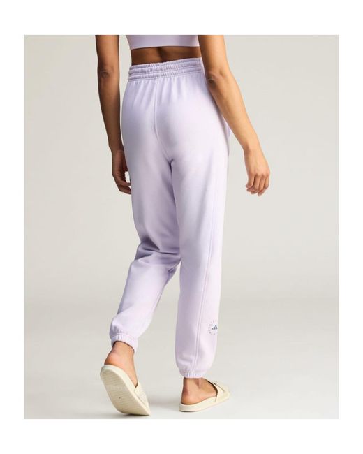Adidas By Stella McCartney Purple Drawstring Track Pants