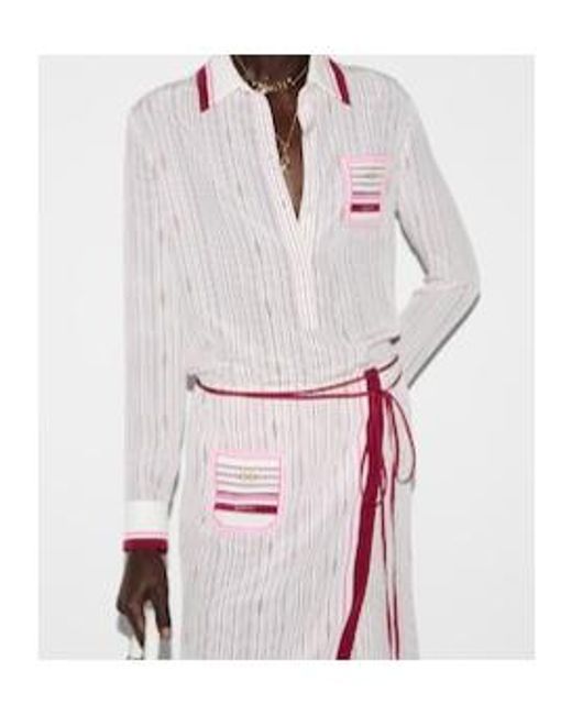 Gucci Pink Printedsilk Shirt