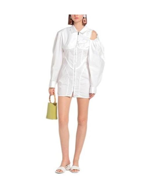 Jacquemus White Shirt Dresses