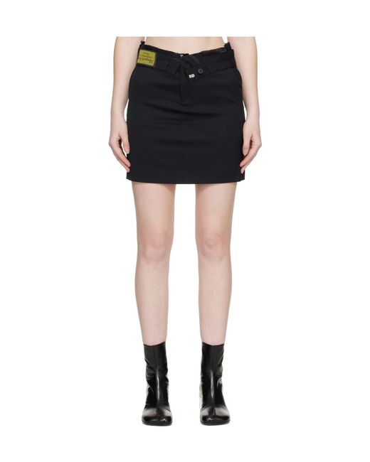 MM6 by Maison Margiela Blue Mini Skirt