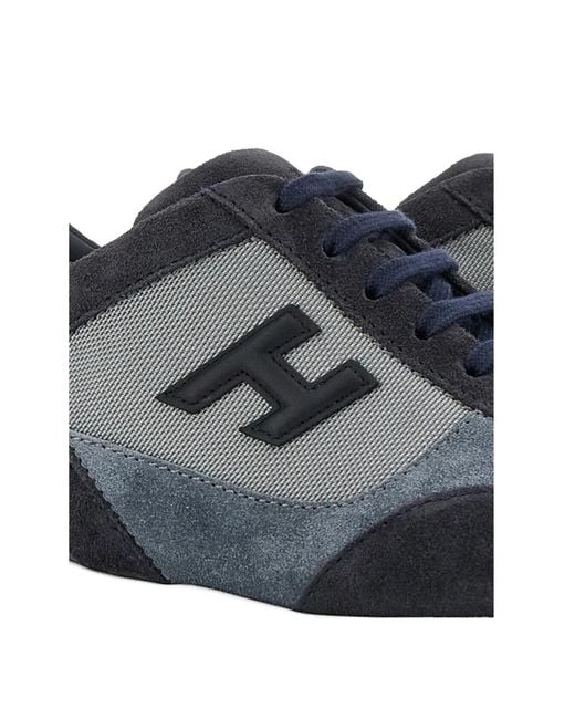 Hogan Blue Interactive Low-Top Sneakers for men