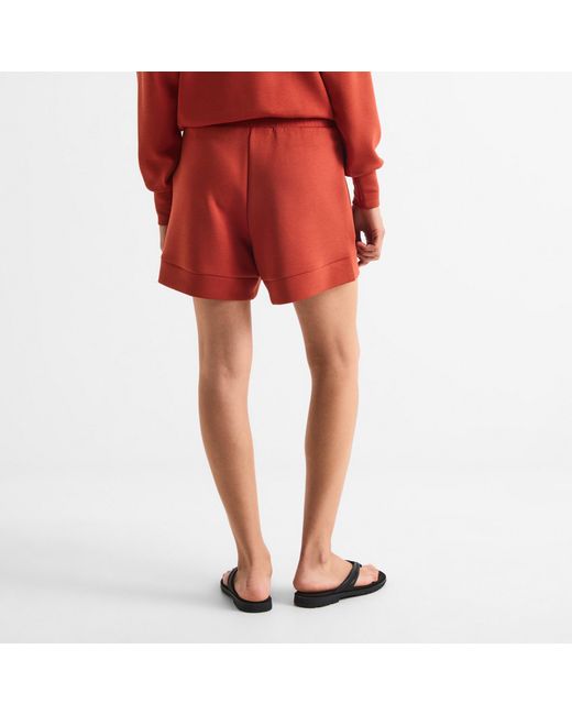 Varley Red Drawstring Shorts