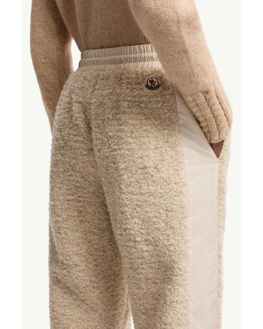 Moncler Natural Teddy Sweatpants