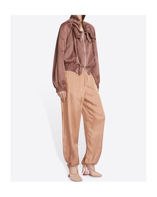 Dries Van Noten Multicolor Pleat Detailed Drawstring Trousers