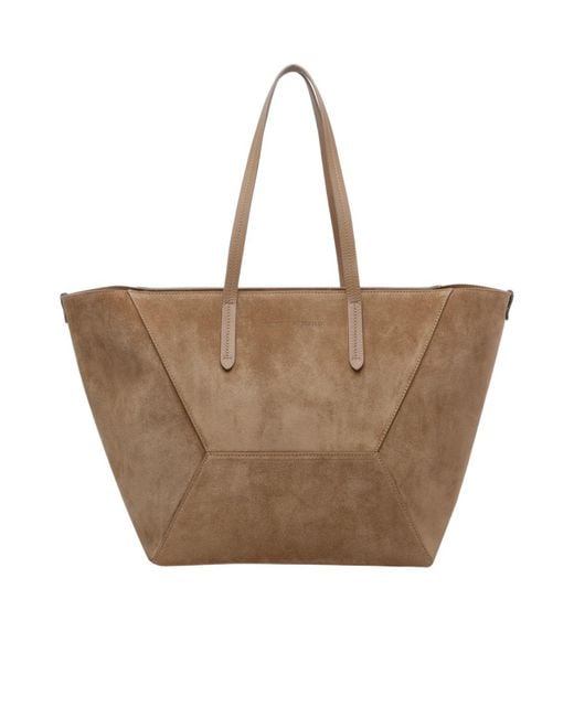 Brunello Cucinelli Brown Bc Duo Tote Bag