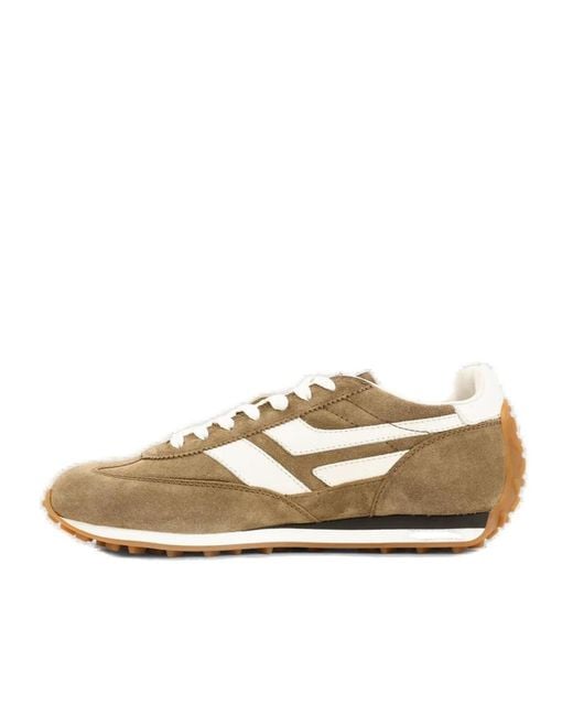 Tom Ford Metallic Front-Lacing Sneakers for men