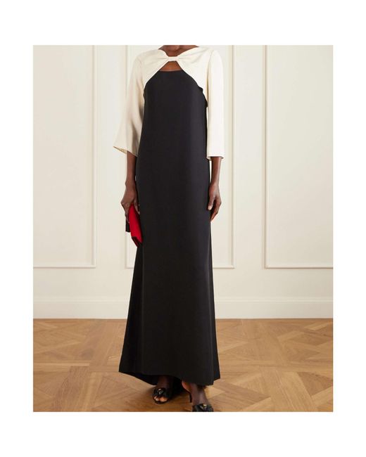 Valentino Black Bow-Knot Cutout Dress