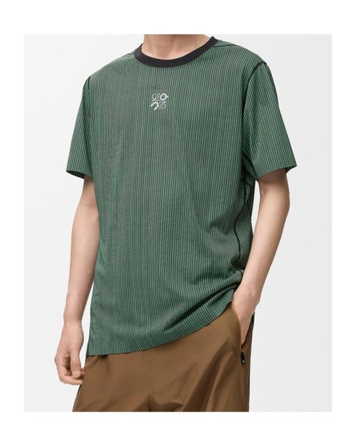 Loewe X On Active Woven T-Shirt in Green for Men | Lyst