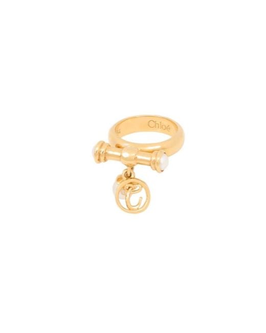 Chloé Metallic Chloé Classy Ring