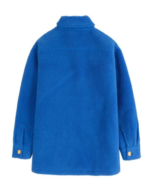 CHARLIE LUCIANO Blue Button Casual Jacket for men