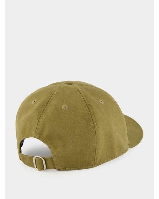 Off-White c/o Virgil Abloh Green Embroidered Drill Baseball Cap for men