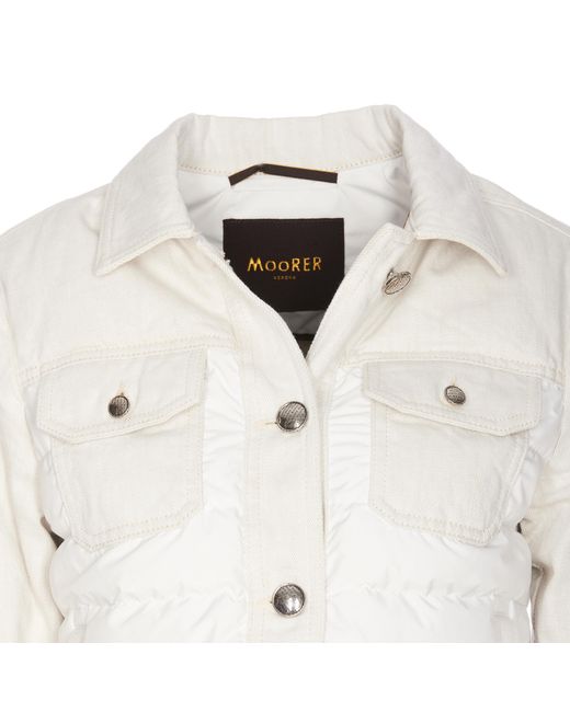 Moorer White Petunia-24P Jacket