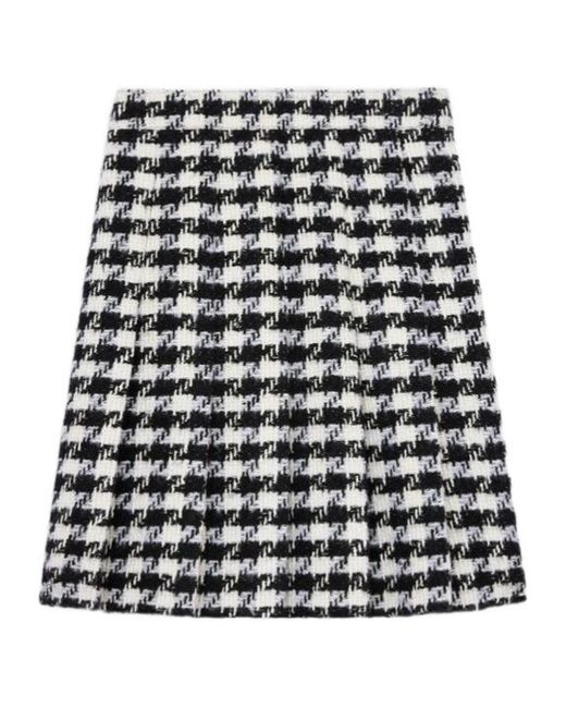 Céline Black Pleated Skirt