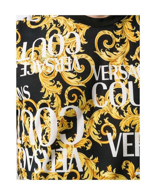 Versace Jeans Multicolor Logo Printed T-Shirt for men
