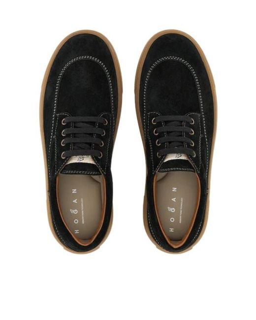 Hogan Black Crosswind Sneakers for men