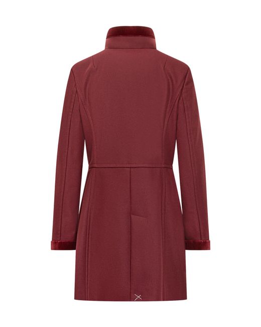 Fay Red Virginia Toggle Coat