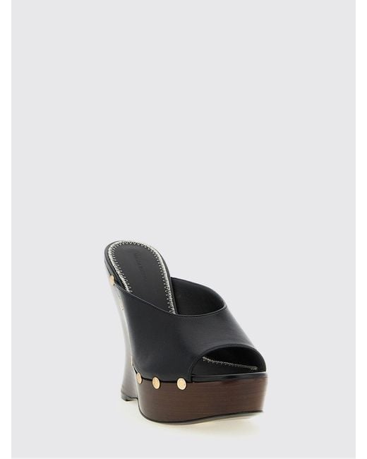 Magda Butrym Black Studded Open Toe Mules