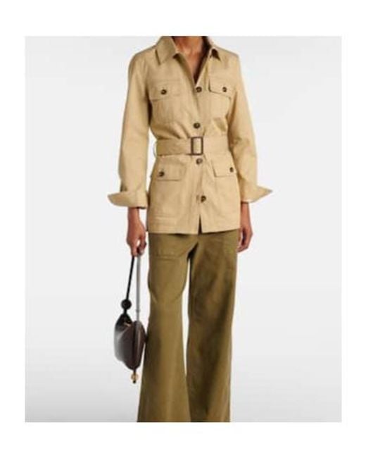 Nili Lotan Natural Button-Down Casual Jacket