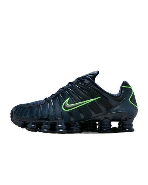 Nike Blue Shox Tl Mesh Sneakers for men