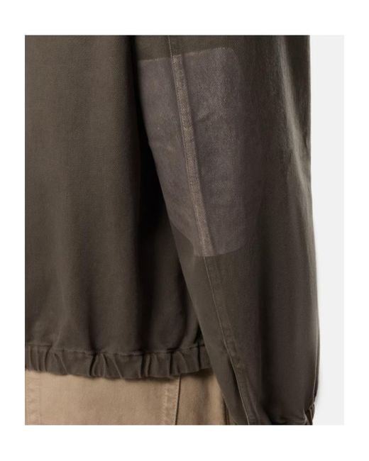 Stone Island Green Denim Coach Jacket for men